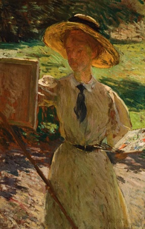 Lois Wilcox, 1907 (Willard Leroy Metcalf) (1858-1925) Florence Griswald Museum, Old Lyme, CT 